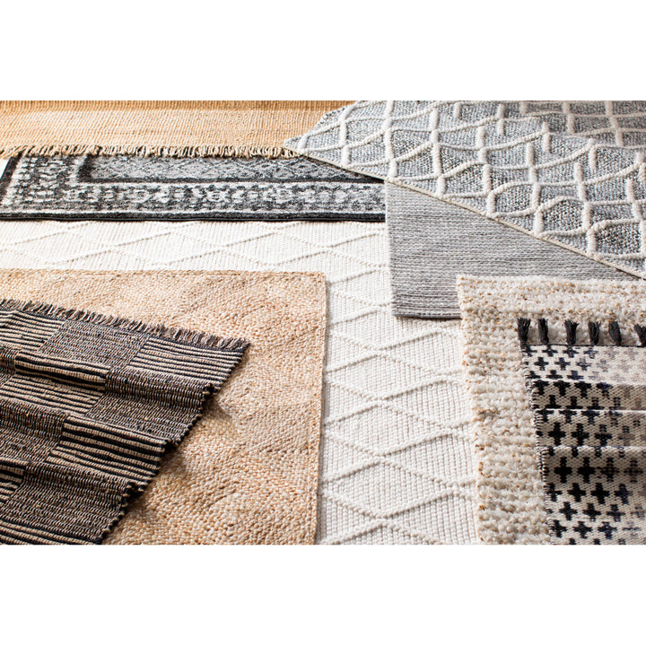 Krizal Hand Woven 70% Wool And 30% Viscose Geometric Rug Union Rustic Rug Size: Rectangle 8' x 10'