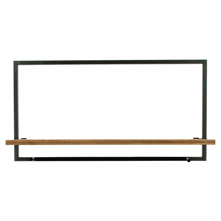 Modern Set of 3 Metal and Wood Storage Shelves (Set of 5) Latitude Run®