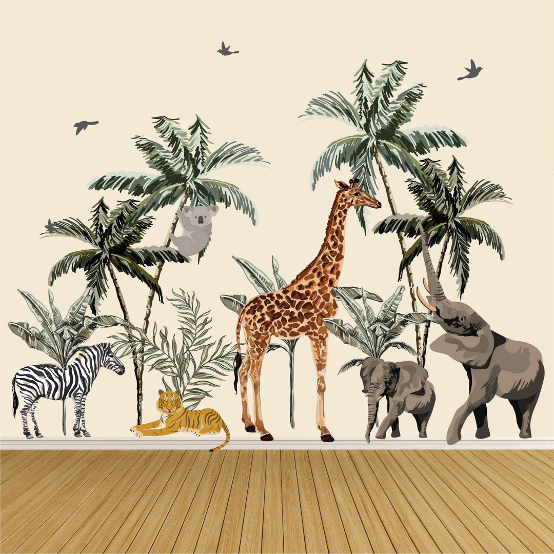 Safari Peel And Stick Wall Decal Modern Walls