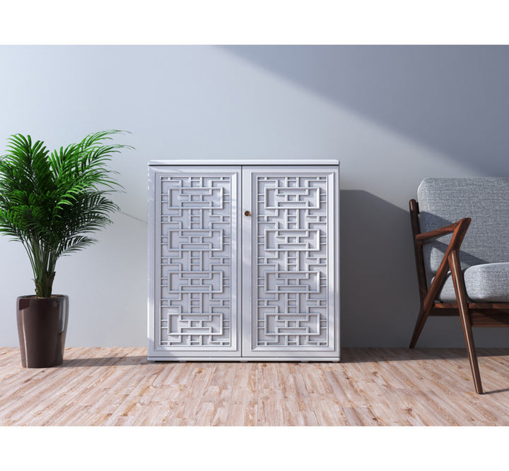 Storage Cabinet with Doors and Shelves, 60 Gallon Indoor & Outdoor Deck Box KINYING