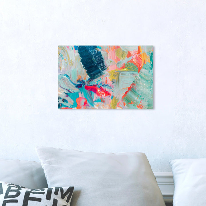 Abstract That Love Feeling - Graphic Art on Canvas Oliver Gal Prints Size: 10" H x 15" W Format: Wrapped Canvas