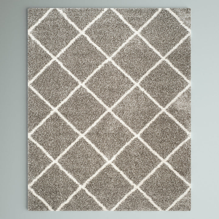 Darrol Performance Geometric Rug House of Hampton® Rug Size: Rectangle 6' x 9' Pile Height: Ultra Plush 2"