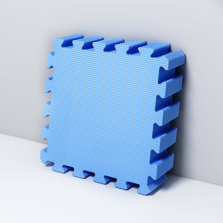 Interlocking Foam Playmat (Set of 18) LAITIMIA Color: Blue