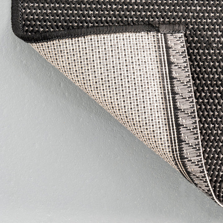 Randall Striped Machine Woven / Power Loomed Indoor/Outdoor Patio Rug Union Rustic Rug Size: Square 8'