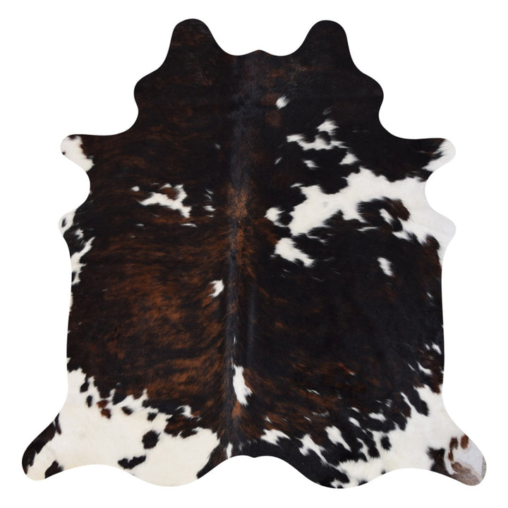 Oavia Real 6' x 7' Cowhide Brown/Black Area Rug Millwood Pines