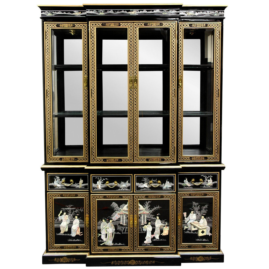 Dianah Lighted China Cabinet Bungalow Rose