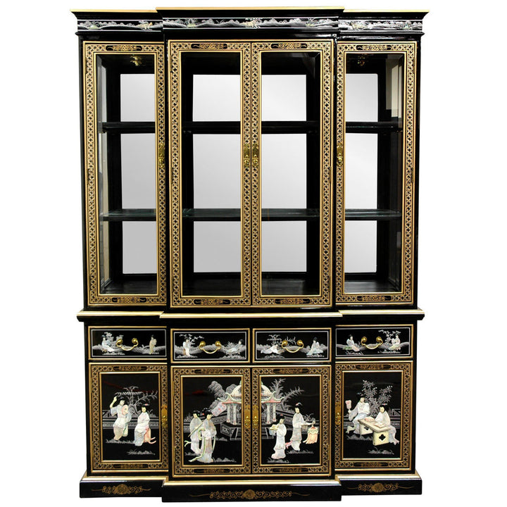 Dianah Lighted China Cabinet Bungalow Rose