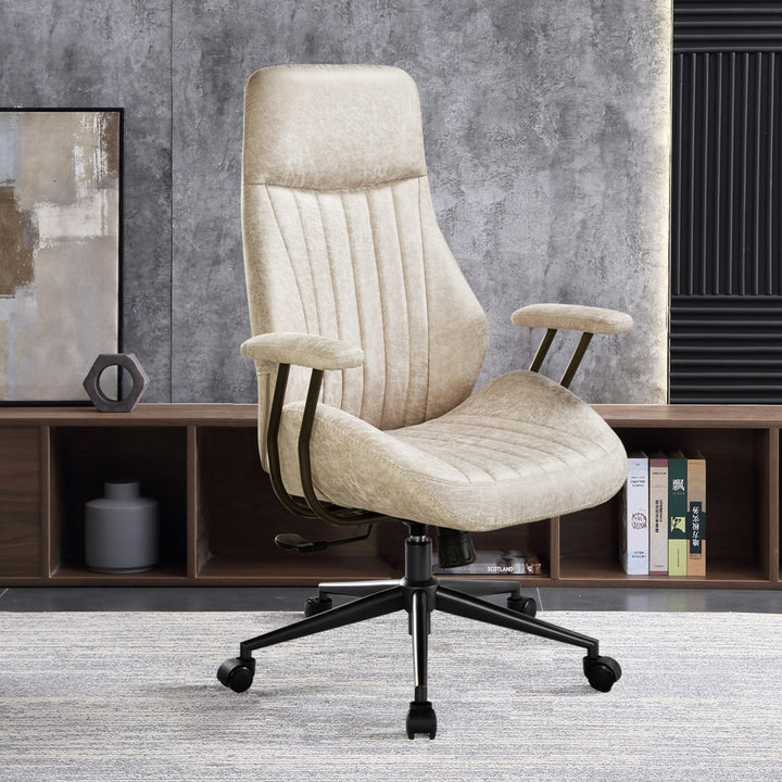 Executive Chair Inbox Zero Upholstery Color: White