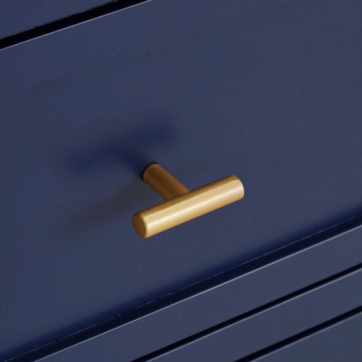 Kowalsky 2 Drawer Nightstand Three Posts™ Color: Twilight Blue