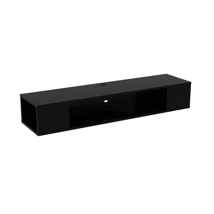 Abbie-Jane Floating TV Stand for TVs up to 70" Ebern Designs Color: Black