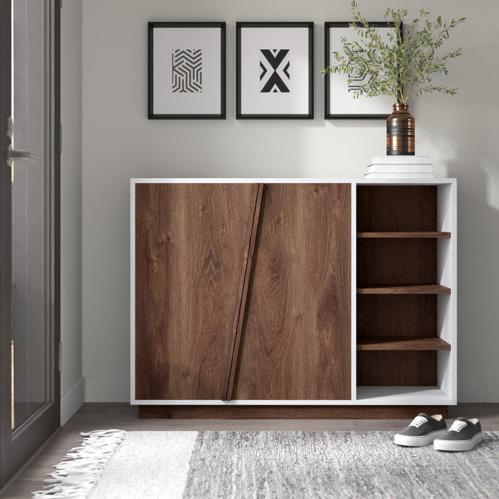 16 Pair Shoe Storage Cabinet Mercury Row®