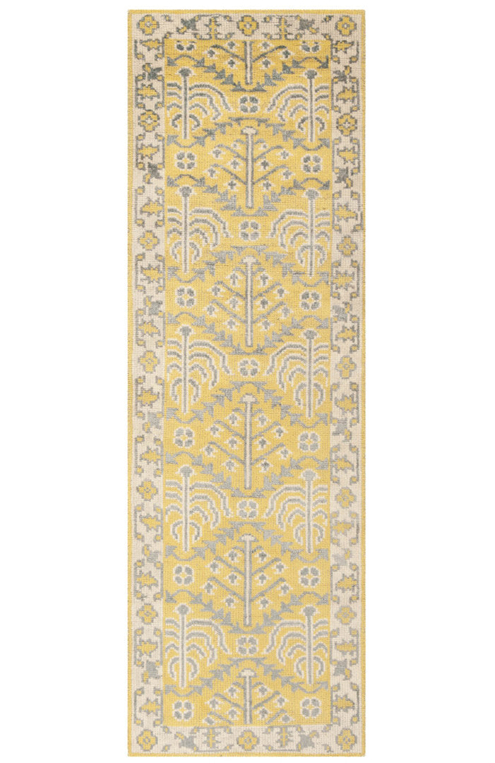 Brownsburg Stone Wash Hand Knotted 55% Wool, 10% Viscose, 35% Cotton Oriental Rug Bungalow Rose Rug Size: Runner 2'6" x 8'