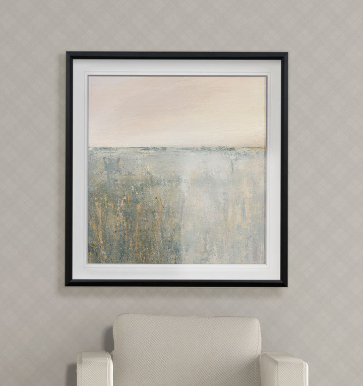 Sunset Marsh - Painting Print Wade Logan® Size: 23" H x 23" W x 1.5" D Format: Black Framed