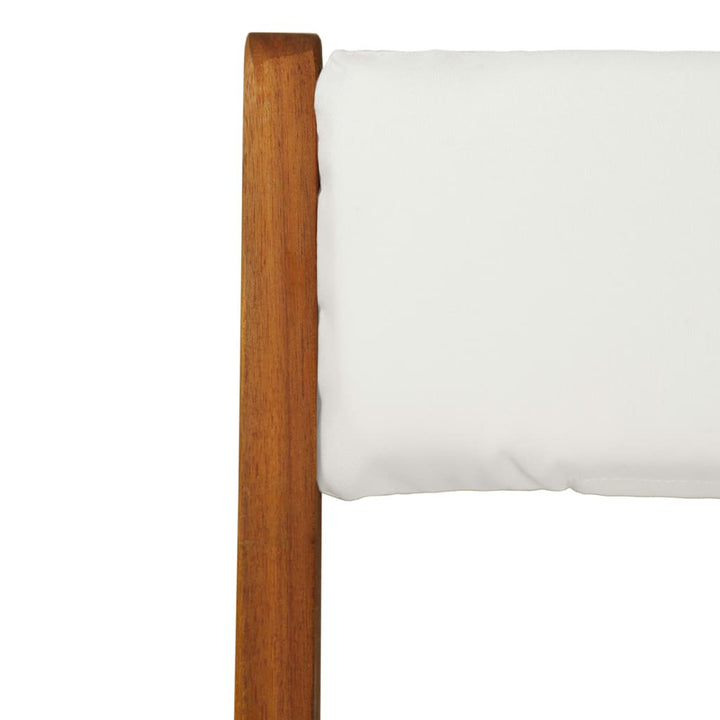 Sperling Square 2 - Person Bistro Set with Cushions Highland Dunes Cushion Color: White