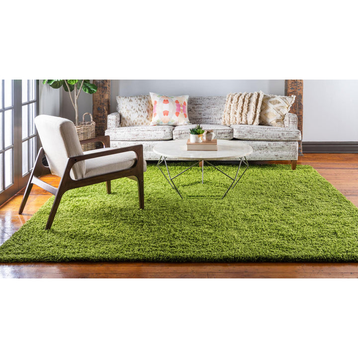 Torunn Grass Green Area Rug Ebern Designs Rug Size: Square 8'