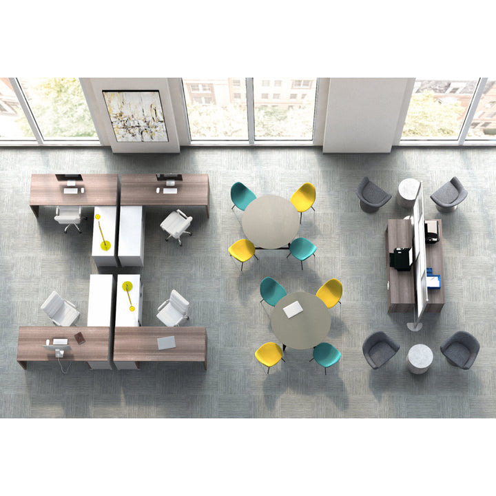 Idael 2 - 72W Credenza with 2 Drawers Ivy Bronx Finish: Bark Gray