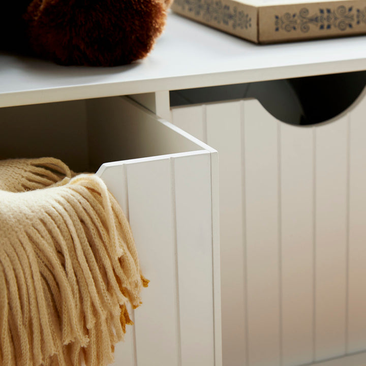 Nantucket Toy Storage Bench KidKraft Finish: White