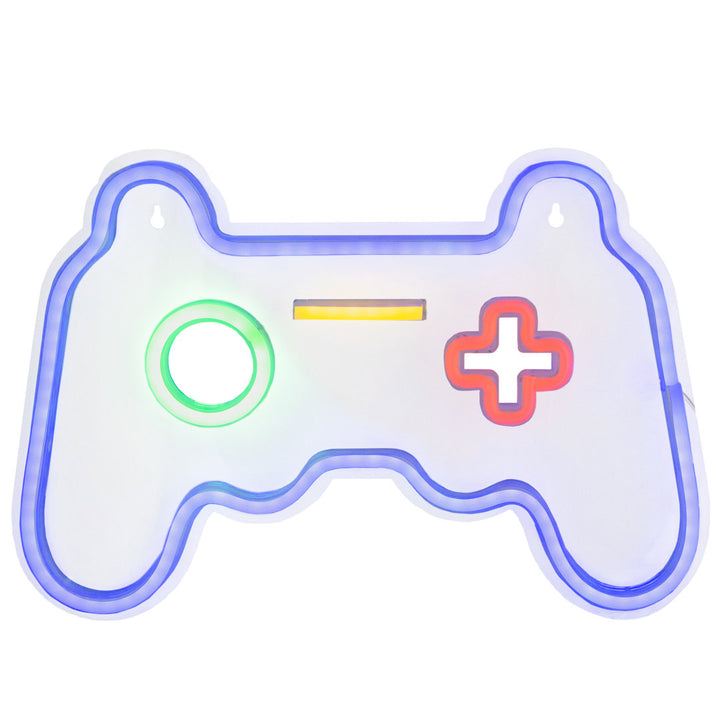 11" LED Neon Style Video Game Controller Wall Sign Northlight Seasonal