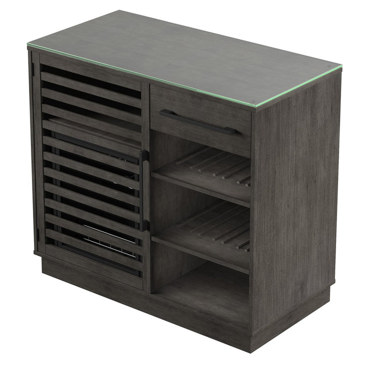 Williford Refrigerated Cooler Bar Cabinet Wade Logan® Color: Gray