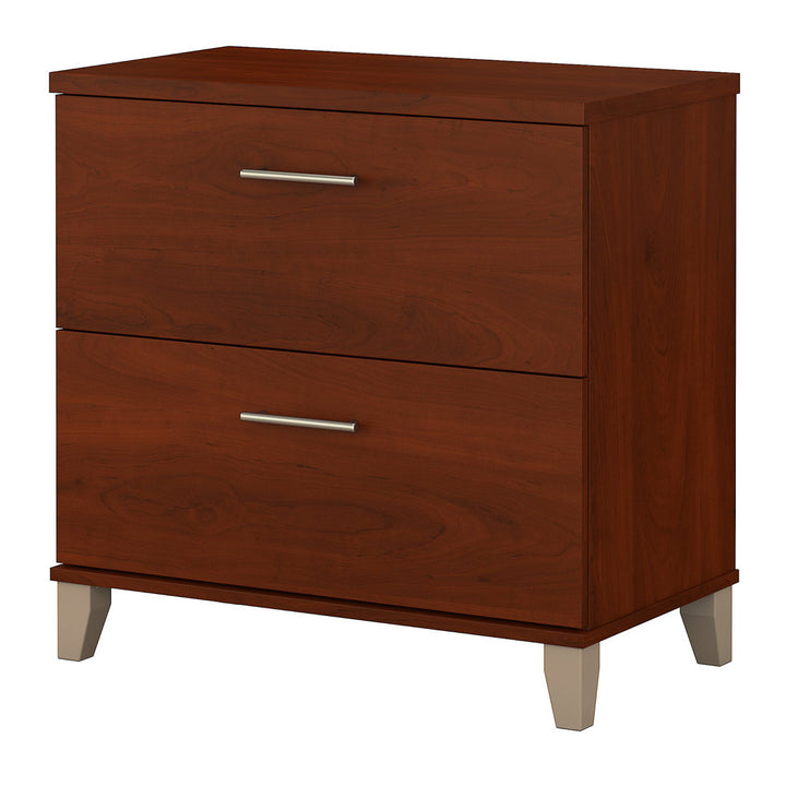 Magomed 2-Drawer Lateral Filing Cabinet Gracie Oaks Color: Hansen Cherry