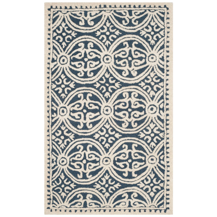 Sadik Hand Tufted Wool Geometric Rug Charlton Home® Rug Size: Rectangle 10' x 14'