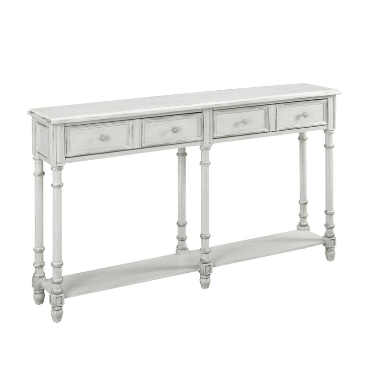 Belichick 58" Console Table Kelly Clarkson Home Color: White