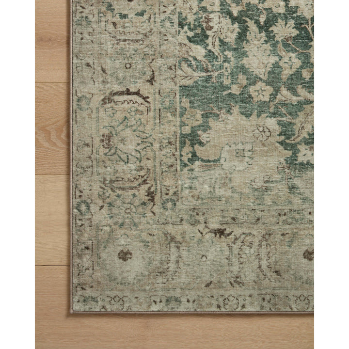 Magnolia Home By Joanna Gaines X Loloi Sinclair Machine Washable Jade / Sand Area Rug Magnolia Home by Joanna Gaines x Loloi Rug Size: Rectangle 5' x 7'