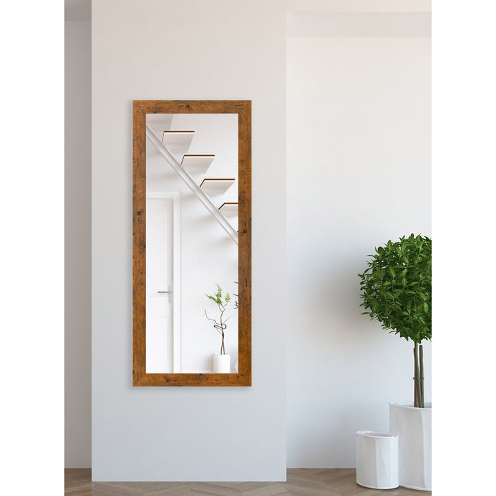 Lundeen Mirror Andover Mills™ Size: 65.5" H x 30.5" W Finish: Light Walnut