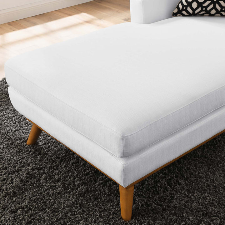 Modway Engage Chaise Modway Upholstery Color: White Orientation: Left Hand Facing