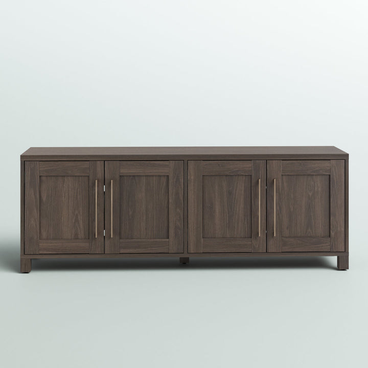 Chabot TV Stand for TVs up to 78" Latitude Run® Color: Alder Brown