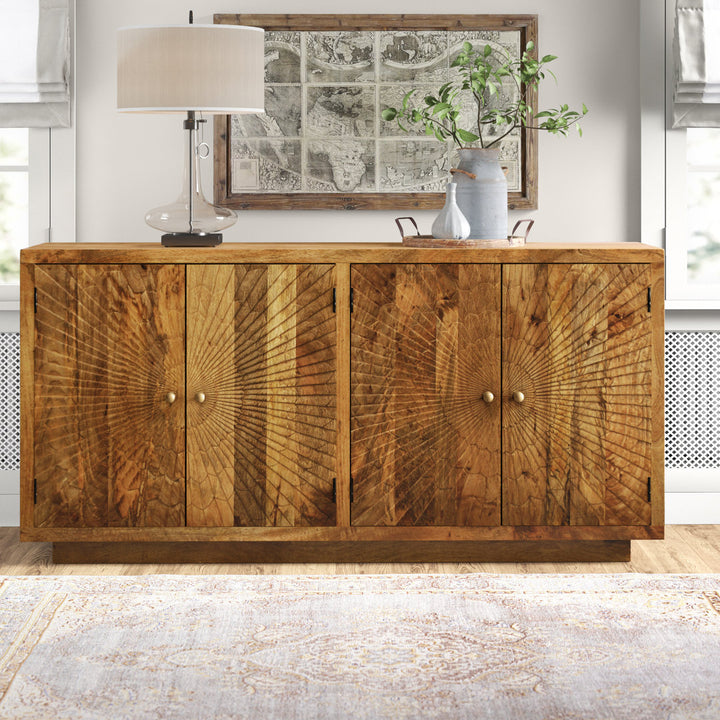 Brough 72" Wide Mango Wood Sideboard The Twillery Co.®