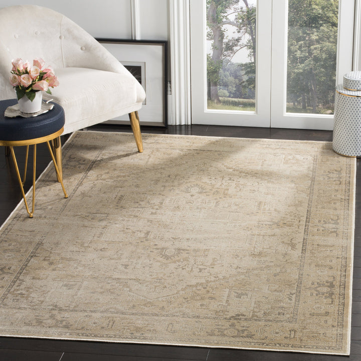 Evanoff Oriental Beige Area Rug Langley Street® Rug Size: Rectangle 9' x 12'