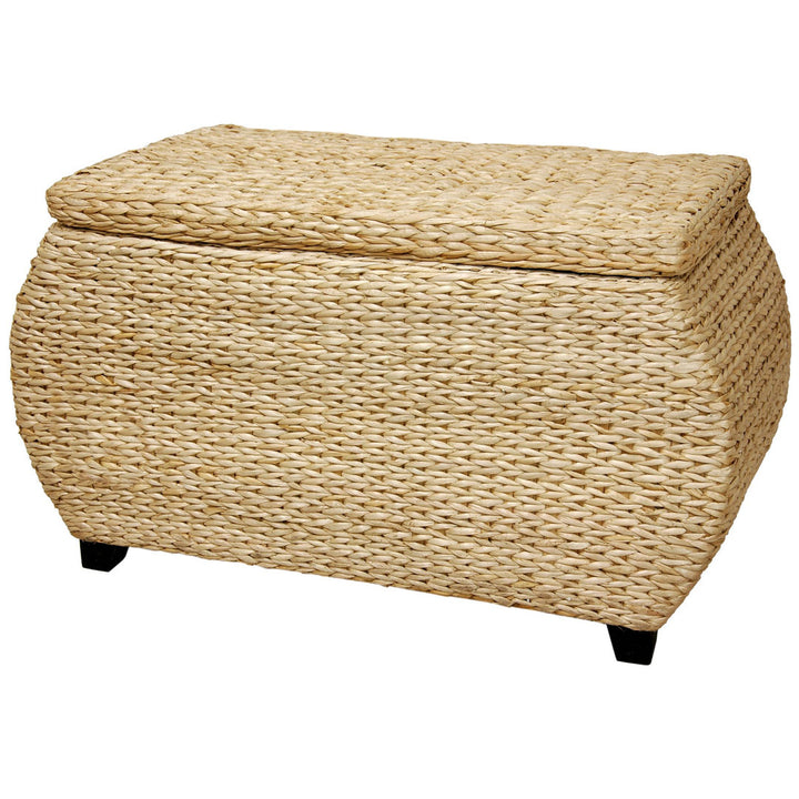 Rush Grass Storage Ottoman Lark Manor™