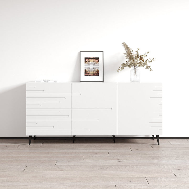 Nova 61" Sideboard Meble Furniture Color: White