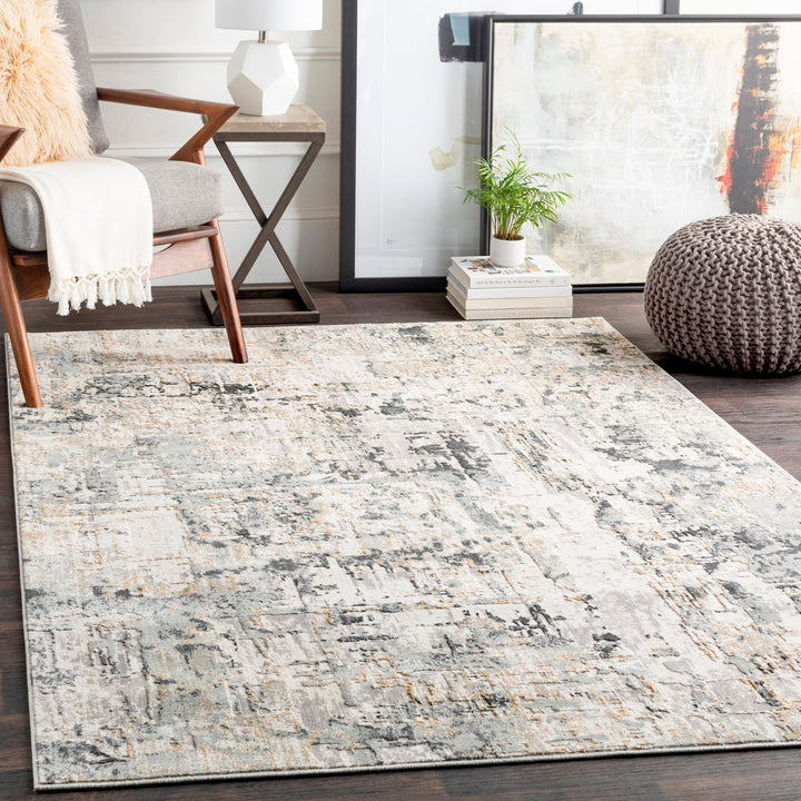 Maddux Power Loom Charcoal Rug Trent Austin Design® Rug Size: Rectangle 9'3" x 12'3"