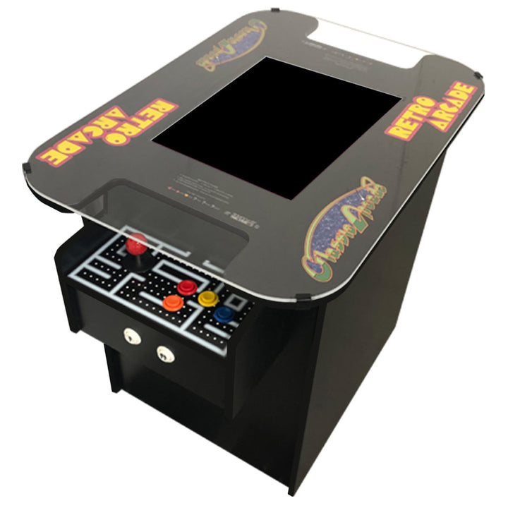 Cocktail Arcade Machine with 19" Monitor and 60 Retro Games - Fully Assembled - 5 Year Warranty Suncoast Arcade Color: Black