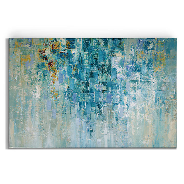 I Love the Rain by Nan - Graphic Art Print on Canvas Wade Logan® Size: 24" H x 32" W x 1.5" D
