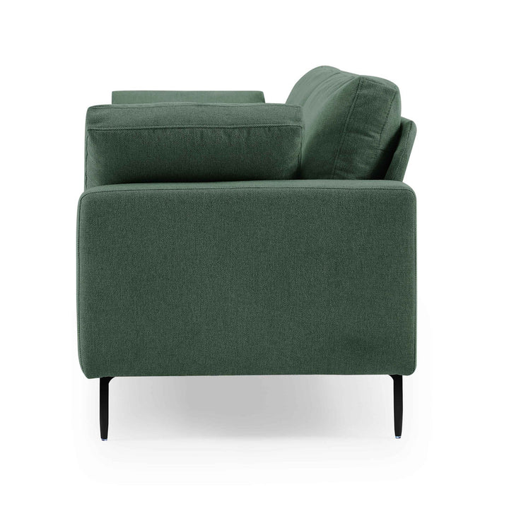 Jeses MINIMORE Modern Style Etta 84.3" Mid-Century Modern Design Sofa Corrigan Studio® Fabric: Light Green Linen Blend