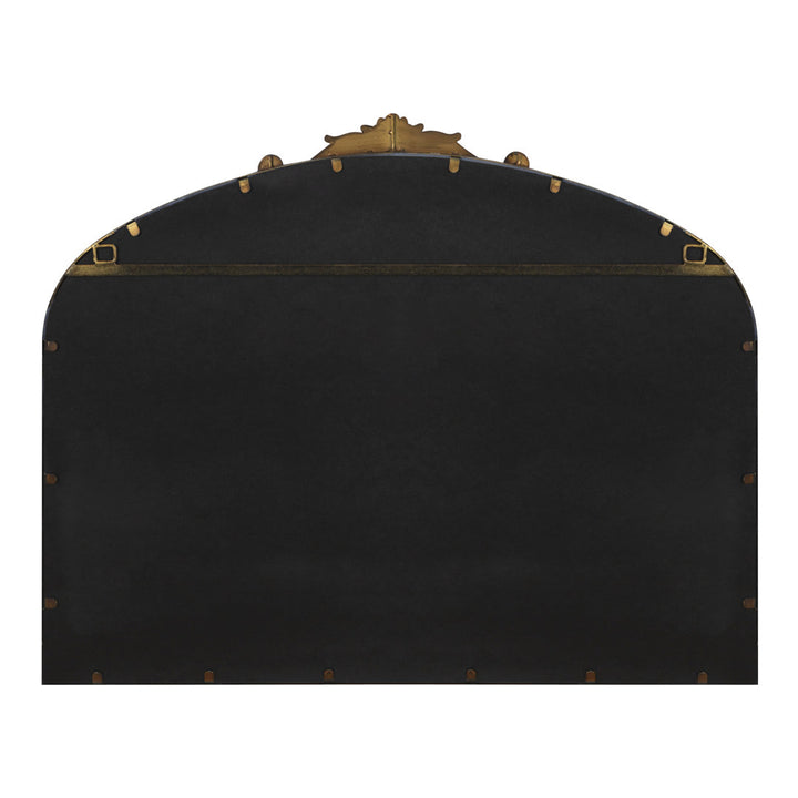 Anglo Arendahl Traditional Accent Mirror Fleur De Lis Living Size: 28.5" x 36" Finish: Gold