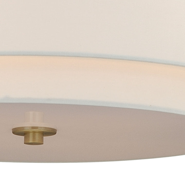 Amia 4 - Light Drum Chandelier Three Posts™ Finish: Matte Brass