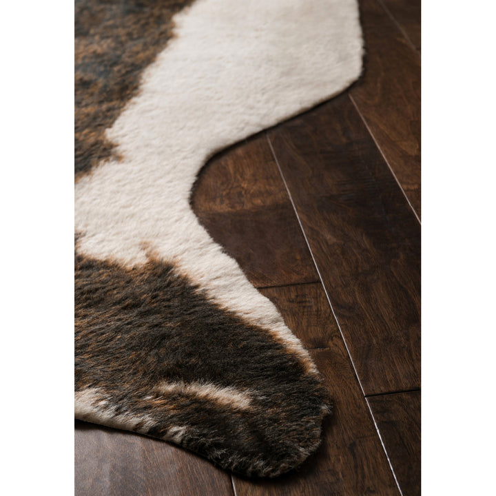 Epic Faux Cowhide Beige/Brown Area Rug AllModern Rug Size: Novelty 5' x 6'6"