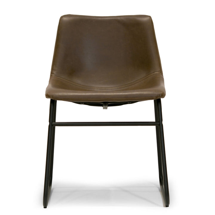 Tyrone Side Chair (Set of 2) Steelside™ Color: Dark Brown