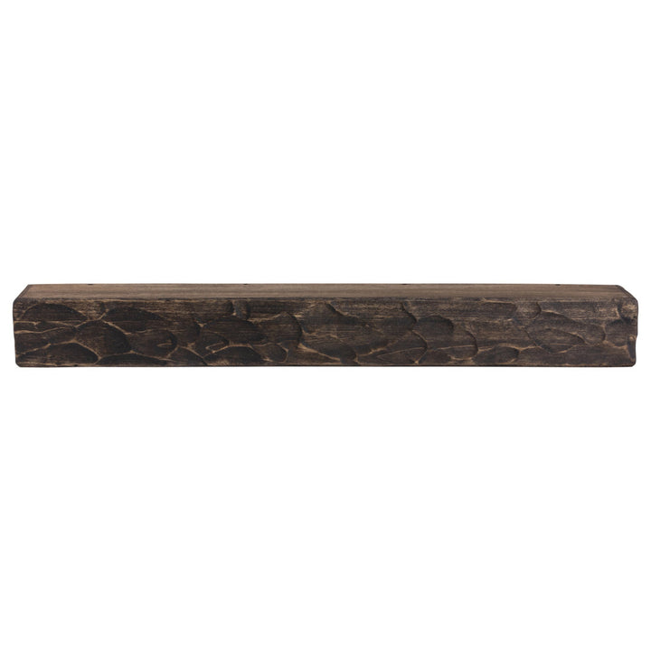 Rough Hewn Fireplace Shelf Mantel Dogberry Collections Depth: 6.25", Finish: Dark Chocolate, Shelf Length: 48"