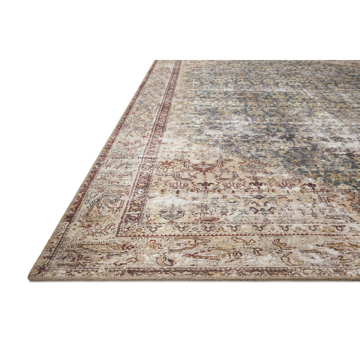 Amber Lewis x Loloi Georgie Teal / Antique Area Rug Amber Lewis x Loloi Rug Size: Square 1'6"