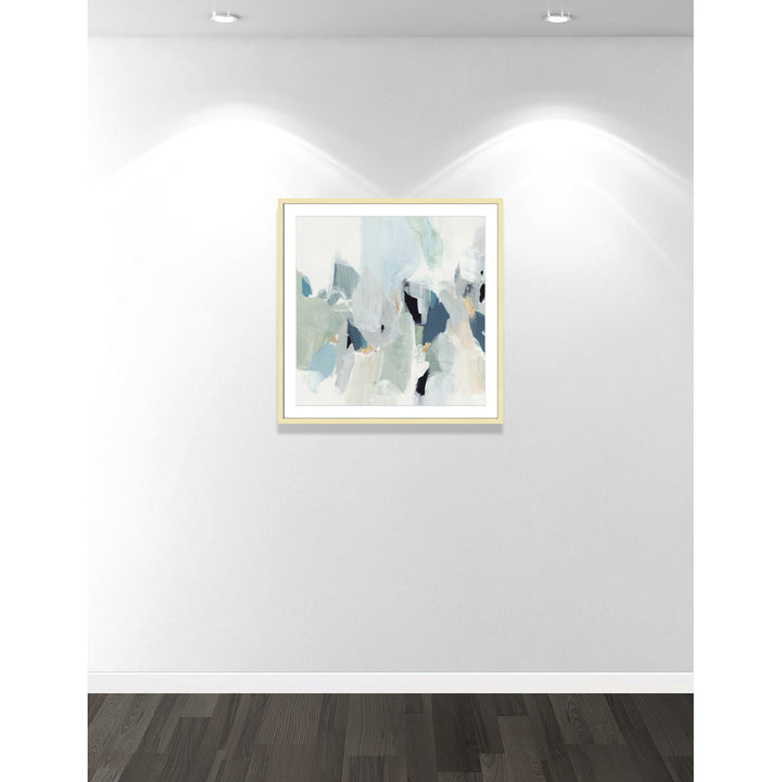 Little Talks II by Isabelle Z - Picture Frame Print on Canvas Casa Fine Arts Size: 32" H x 32" W x 1.25" D Format: Gold Picture Framed Paper