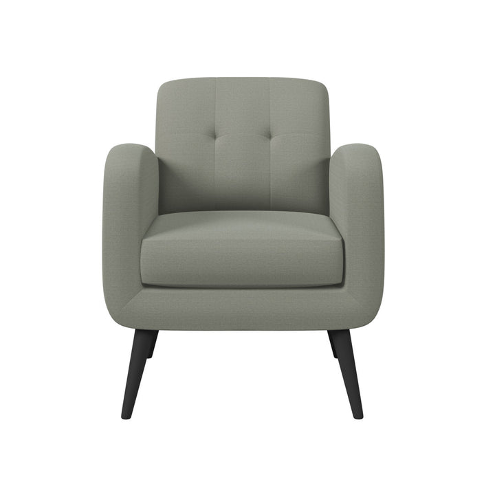 Caleena 29.5" Wide Tufted Armchair Wade Logan® Fabric: Dove Gray Polyester