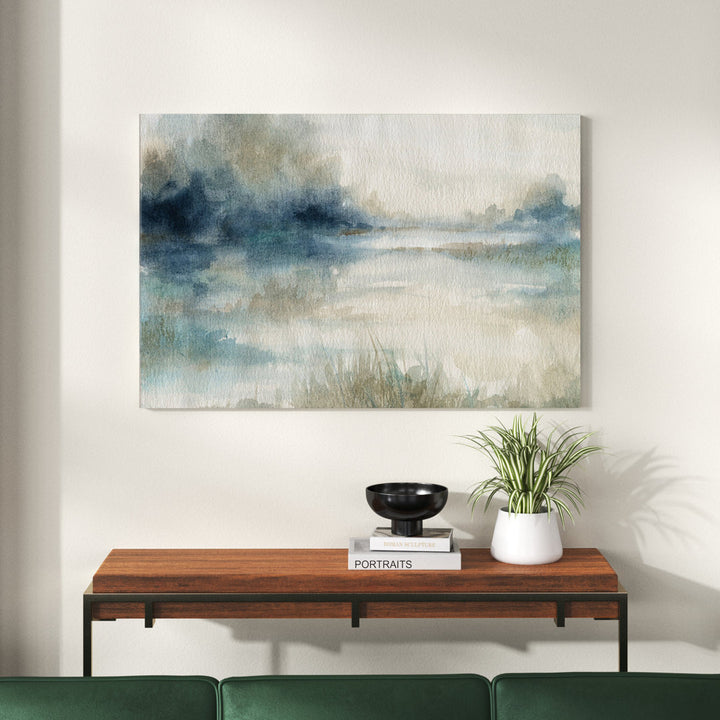 Still Evening Waters II - Wrapped Canvas Print Wade Logan® Size: 32" H x 48" W x 1" D