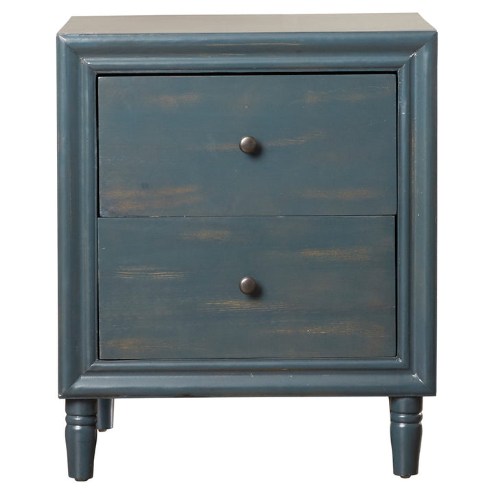 Sadie 2 Drawer Nightstand Breakwater Bay Color: Steel Teal
