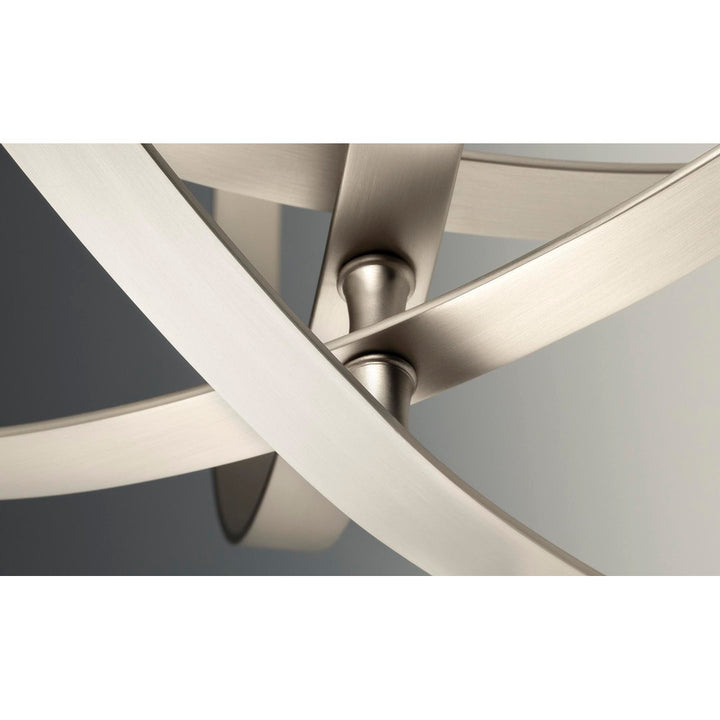 Morganti 4-Light Unique Globe Pendant Brayden Studio® Finish: Brushed Silver