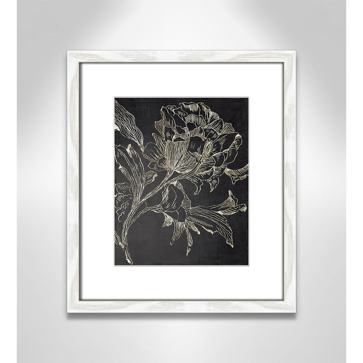 Golden Flower Folklore I by Asia Jensen - Picture Frame Graphic Art Print Joss & Main Size: 15" H x 13" W Format: White Framed